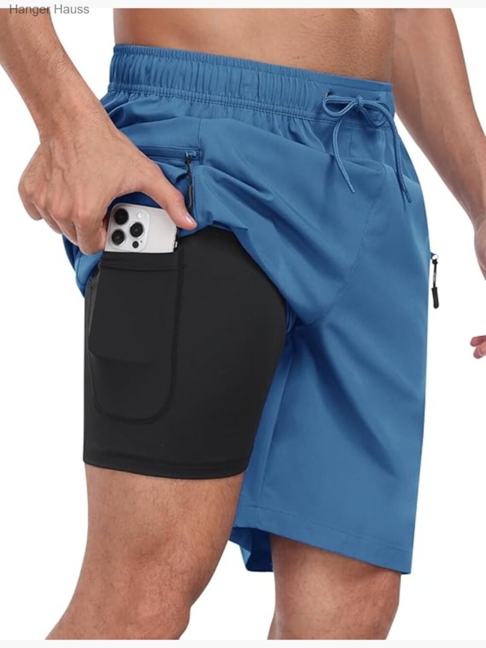 Men's Swim Trunks 9" Quick Dry Board Shorts with Compression Liner